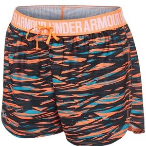 Under‎ Armour Women’s XS Heat Gear UA Play Up Printed Running Shorts